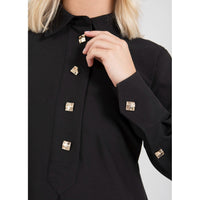 Coster Copenhagen - Kjole - Shirt dress Black