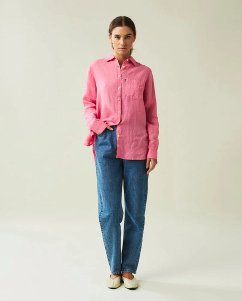 Lexington - Isa - Skjorte i lin Pink