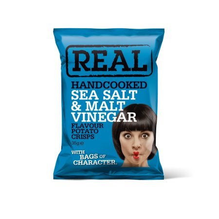 Real - Chips - Salt & Vinegar 35g (kopi)