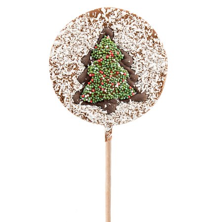Milk Chocolate Lollipop with Christmas 50g assortert