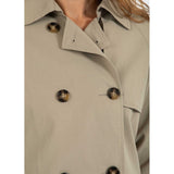 CC Heart - Jakke - Alicia kort trenchcoat Sand olive