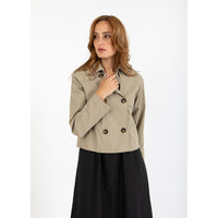 CC Heart - Jakke - Alicia kort trenchcoat Sand olive