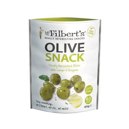 Mr Filbert’s Green Olive Snack w Lemon & Oregano