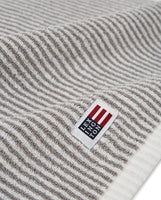 Lexington - Håndkle - White/Gray stripet