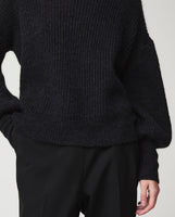 Lexington - Astrid Alpaca Blend Sweater - Black
