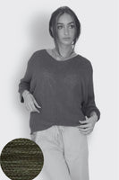 Copenhagen Luxe - Strikket topp 2318 - Grønn