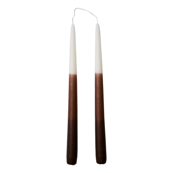 Affari Of Sweden – Kronelys – Tofargede Lys brun