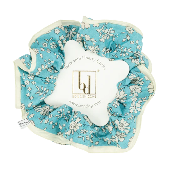 Bon Dep - Scrunchie - "Capel Soft Teal"
