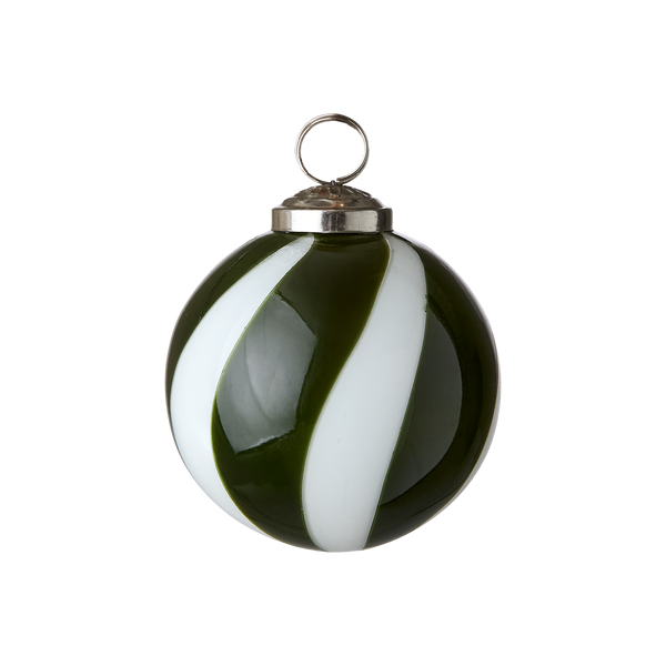 Affari Of Sweden – Julekule – Circus Grønn/Hvit stor