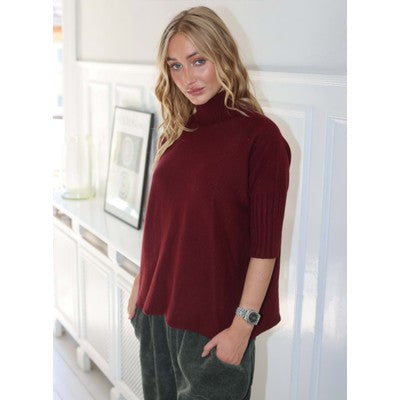 Gopenhagen Luxe – Genser – Highneck Bordeaux