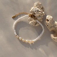 Timi of Sweden - Armbånd - Zora Pearl White Bead Bracelet