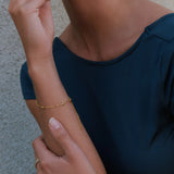 Timi of Sweden - Armbånd - Heather Bohemic Minimalistic Ball Chain