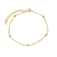 Timi of Sweden - Armbånd - Heather Bohemic Minimalistic Ball Chain