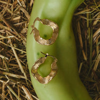Timi of Sweden - Zeina - Wavy Hoop Earrings