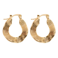 Timi of Sweden - Zeina - Wavy Hoop Earrings