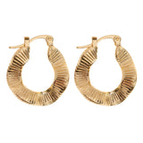Timi of Sweden - Zeina - Wavy Hoop Earrings