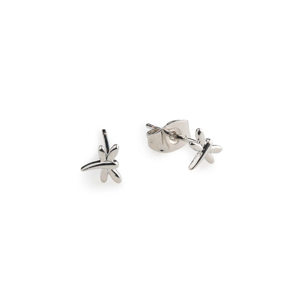 Timi of Sweden - Noya - Dragonfly Stud Earrings Silver