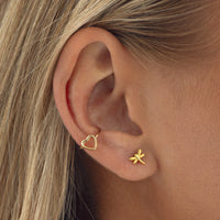 Timi of Sweden - Noya - Dragonfly Stud Earrings Silver