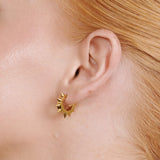 Timi Of Sweden – Elda – Spike Hoop Earrings Stainless Steel