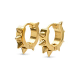 Timi Of Sweden – Elda – Spike Hoop Earrings Stainless Steel