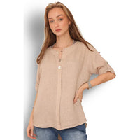 Copenhagen Luxe - Bluse 9846 - Beige