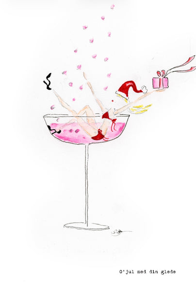 Sølje Bergman - Julekort - «O’ jul med din glede»