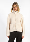 CC Heart – Jakke – Jamie Fleece Zip Off white