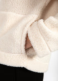 CC Heart – Jakke – Jamie Fleece Zip Off white