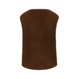 CC Heart – Vest – Jamie Fleece Chocolate Brown
