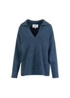 CC Heart - Strikkegenser - Emerie Navy Melange