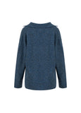 CC Heart - Strikkegenser - Emerie Navy Melange