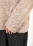 CC Heart - Strikkegenser - Emerie Sand Melange