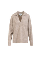 CC Heart - Strikkegenser - Emerie Sand Melange