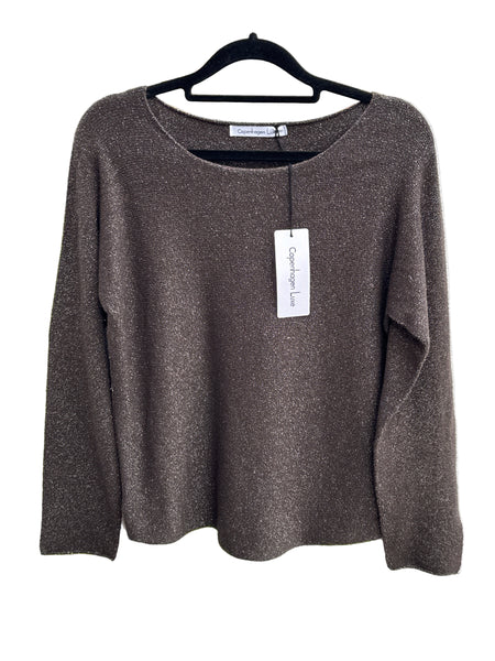 Copenhagen Luxe – Genser – Lurex 2219 Brun