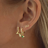 Timi of Sweden - Winona - Star Hoop Earrings Gold