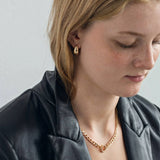 Timi of Sweden - Classic Wide Hoop Earring Gold