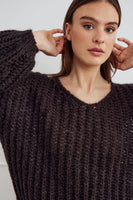 Noella - Joseph Strikkegenser - Dark Brown