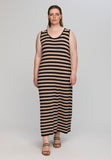 Studio – Kjole – Dolly Svart/Sand Stripe