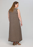 Studio – Kjole – Dolly Svart/Sand Stripe