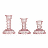 Bloomingville - Lysestaker - Rosa (sett m/ 3 stk)