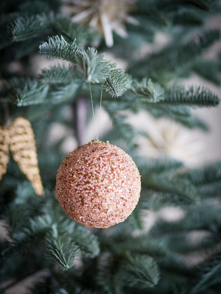 Bloomingville - Julekule - Gull m/ glitter