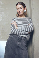 Noella - Juliana Genser - Light Grey/Dark Grey Stripes