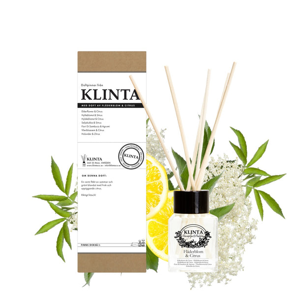 Klinta - Duftpinner - Hylleblomst og Sitrus