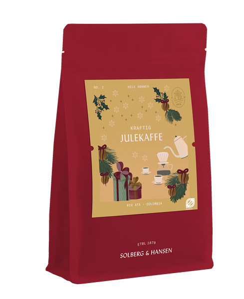 Solberg & Hansen – Kaffe  – Kraftig Julekaffe Hele bønner